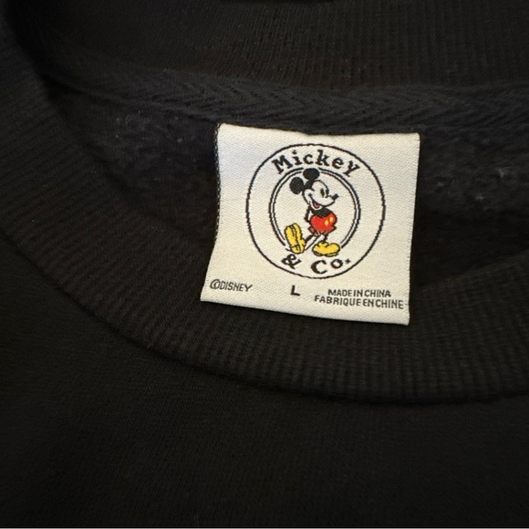 WaltDisney Mickey & Co Mickey Mouse Fab Five Sweatshirt S L Black Disney Parks - Picture 8 of 8